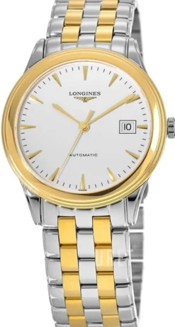 Flagship Vit/Gulguldtonat stål Ø40 mm