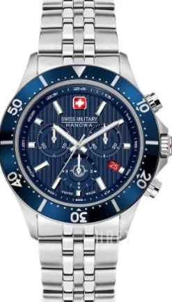 Flagship X Blå/Stål Ø42 mm