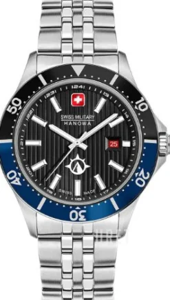 Flagship X Svart/Stål Ø42 mm