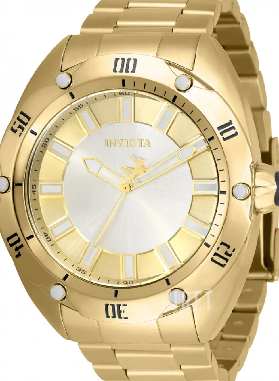 Flerfärgad/Gulguldtonat stål Ø50 mm