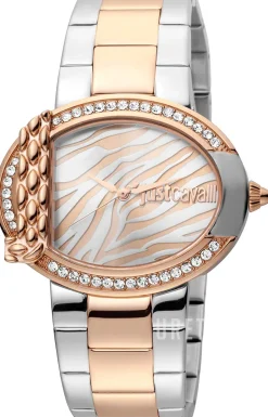 Flerfärgad/Roséguldstonat stål Ø40 mm