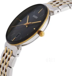 Florence Svart/Gulguldtonat stål Ø38 mm