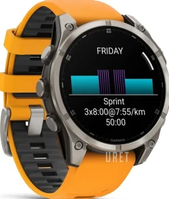 F膿nix 8 Amoled Svart/Gummi Ø47 mm