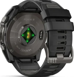 F膿nix 8 Amoled Svart/Gummi Ø51 mm