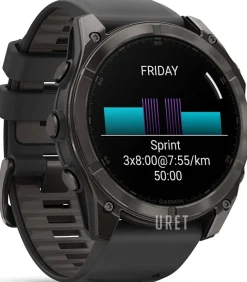 F膿nix 8 Amoled Svart/Gummi Ø51 mm