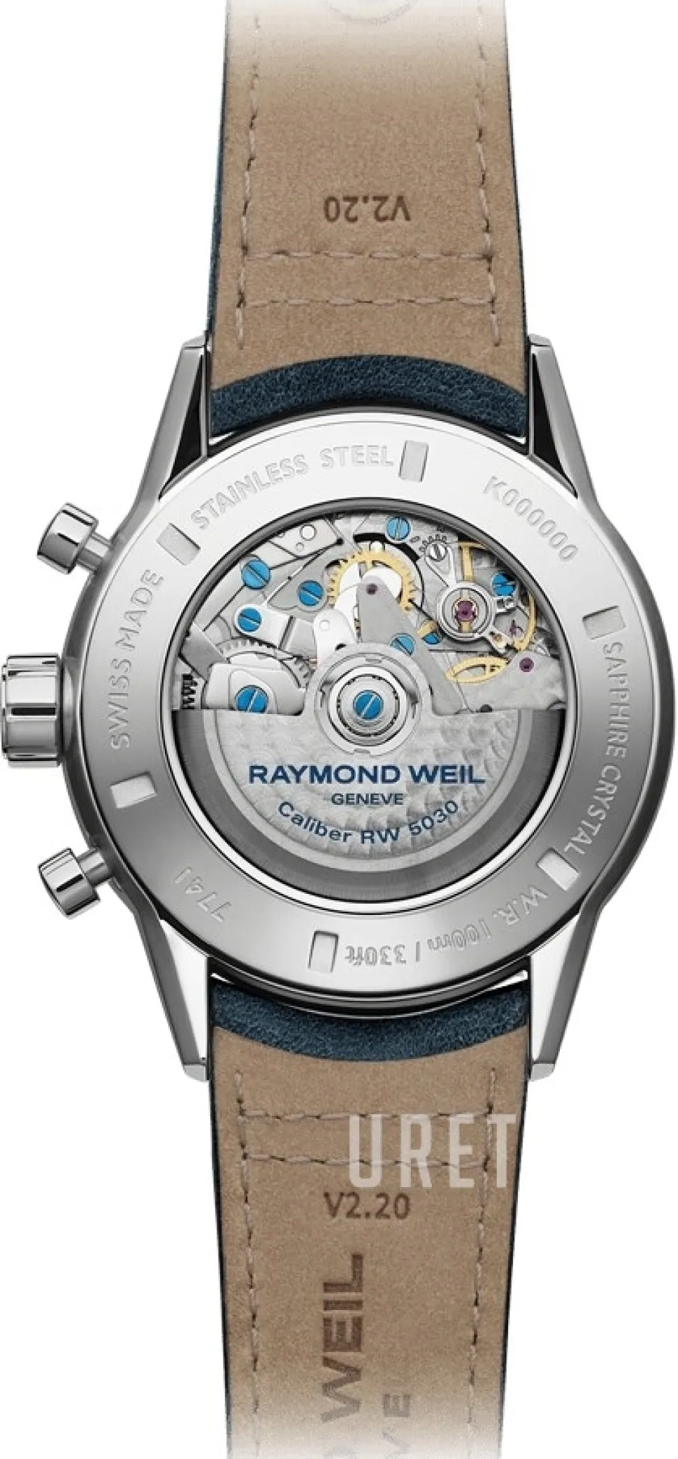 Freelancer Blå/Läder Ø43.5 mm