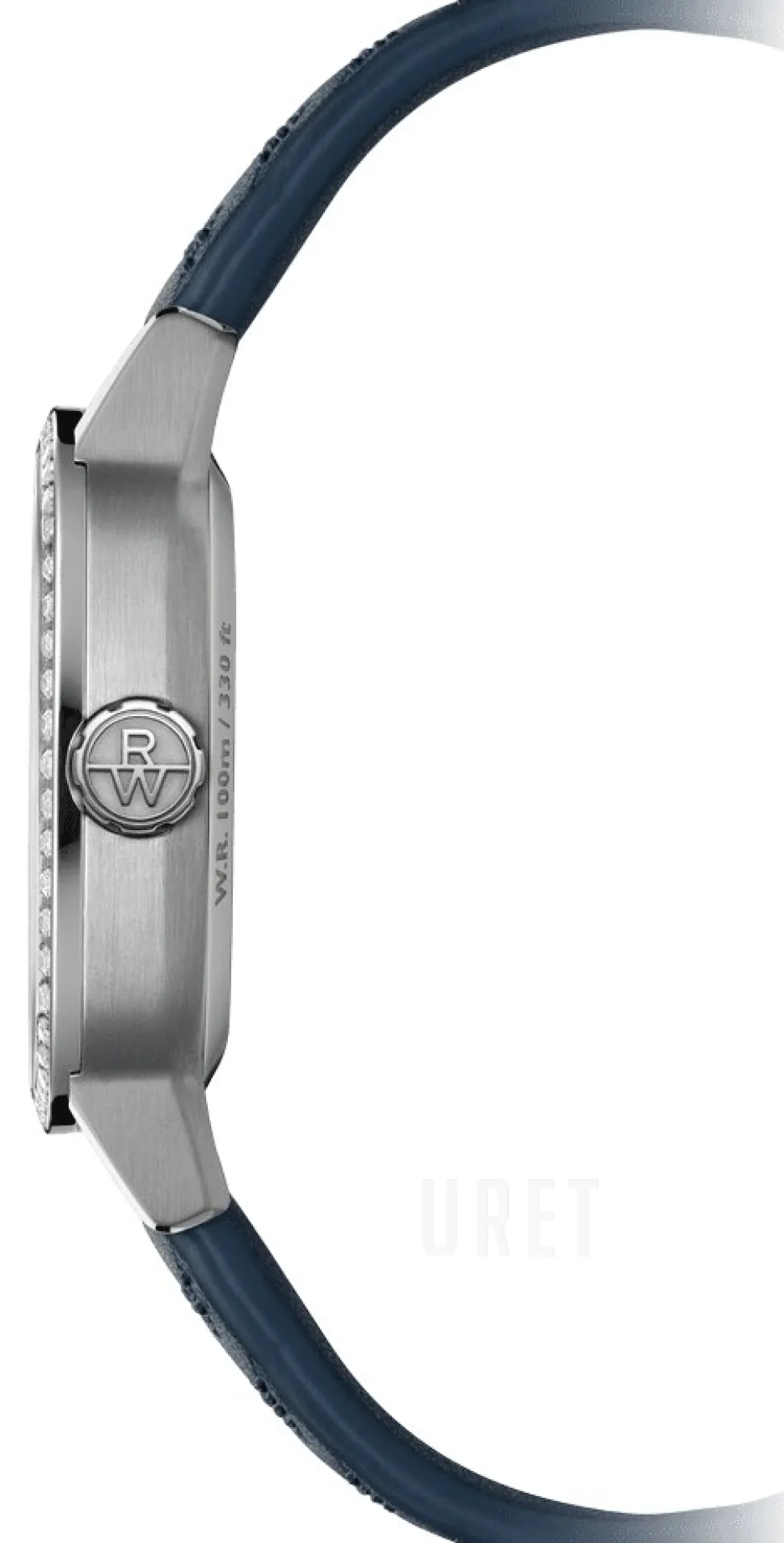 Freelancer Blå/Läder 34.5x34.5 mm