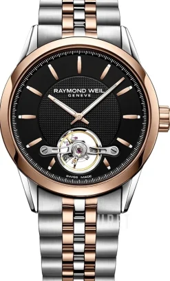 Freelancer Svart/Roséguldstonat stål Ø42 mm