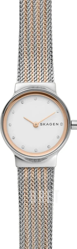 Freja Vit/Roséguldstonat stål Ø26 mm