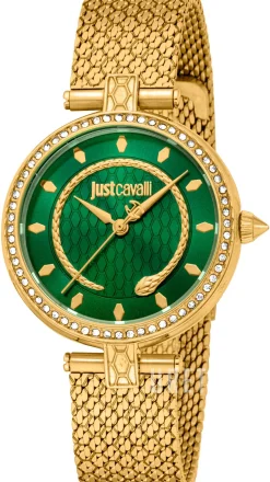 Glam Chic Grön/Guldtonat stål Ø32 mm