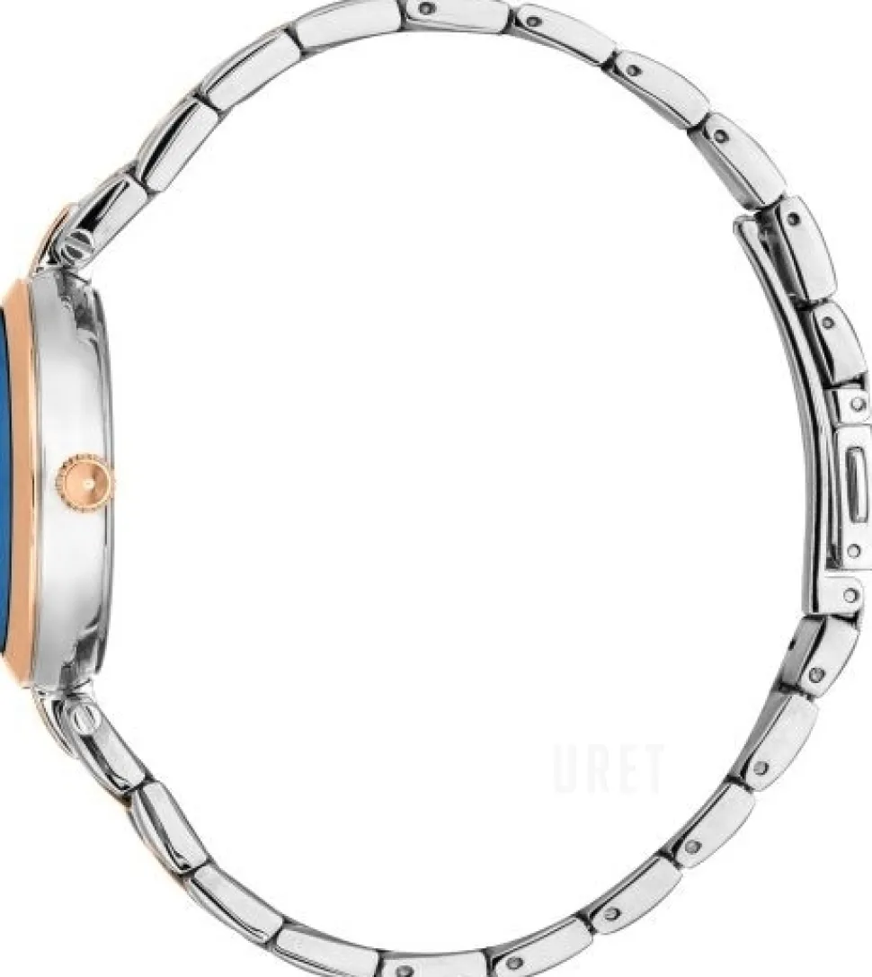 Glam Chic Maiuscola Blå/Roséguldstonat stål Ø32 mm