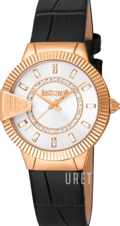 Glam Chic Puntale Silverfärgad/Läder Ø32 mm