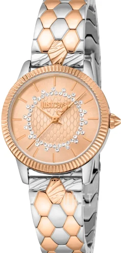 Glam Chic Roséguldstonad/Roséguldstonat stål Ø28 mm