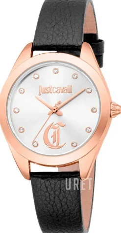 Glam Chic Silverfärgad/Läder Ø32 mm