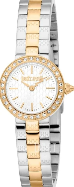 Glam Chic Vit/Gulguldtonat stål Ø23 mm