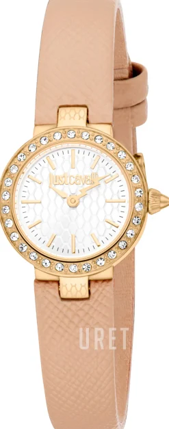 Glam Chic Vit/Läder Ø23 mm