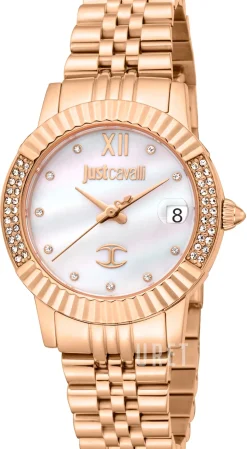 Glam Chic Vit/Roséguldstonat stål Ø32 mm