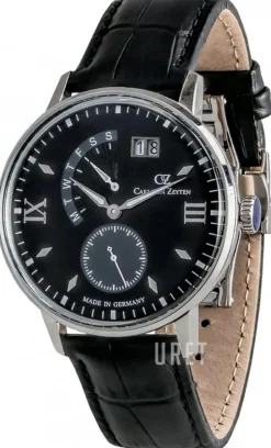 Glatt Svart/Läder Ø45 mm