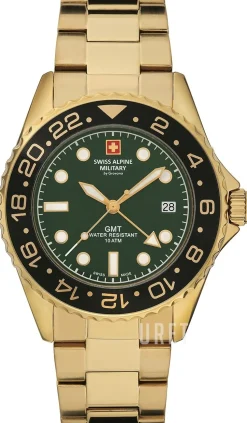 GMT Grön/Gulguldtonat stål Ø42 mm