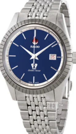 Golden Horse Blå/Stål Ø41.8 mm