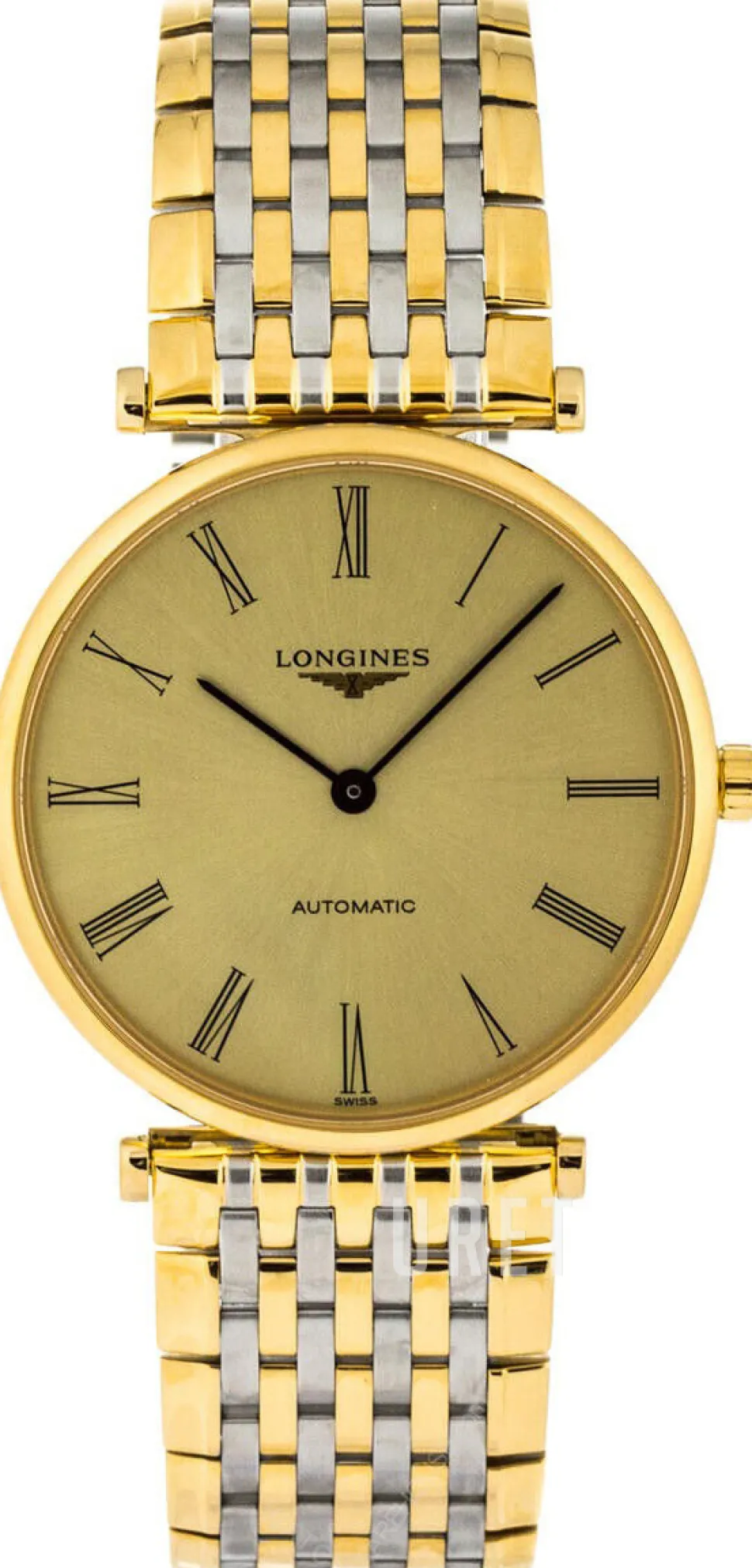 Grande Classique Champagnefärgad/Gulguldtonat stål Ø36 mm