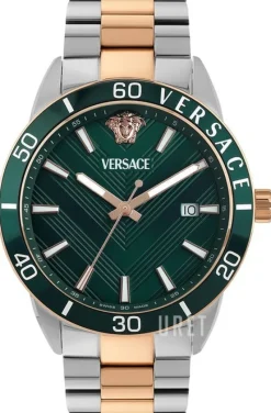 Greca Grön/Roséguldstonat stål Ø43 mm