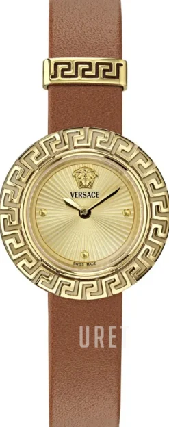 Greca Guld/Läder Ø28 mm