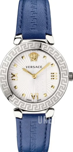 Greca Silverfärgad/Läder Ø36 mm