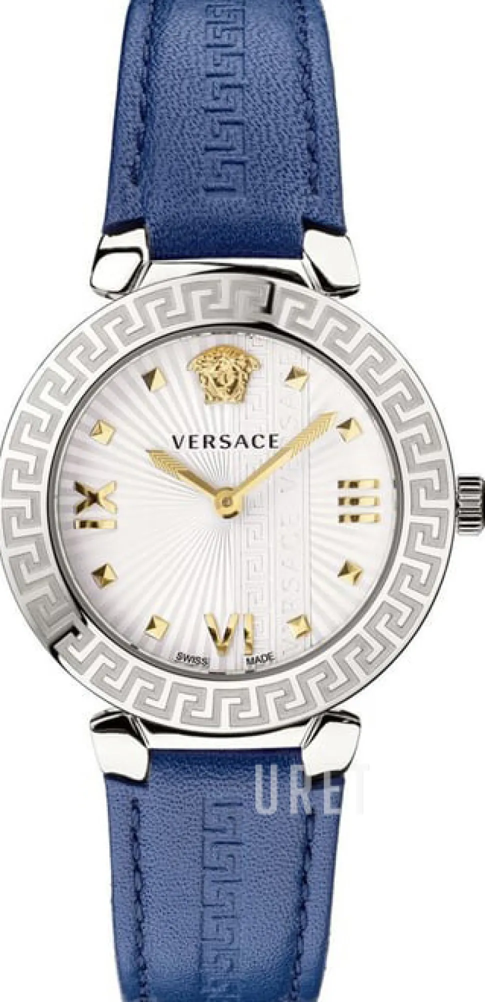 Greca Silverfärgad/Läder Ø36 mm