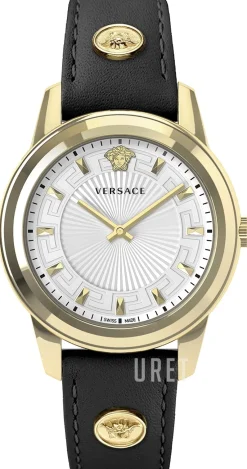 Greca Silverfärgad/Läder Ø38 mm