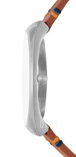 Grenen Vit/Läder Ø37 mm