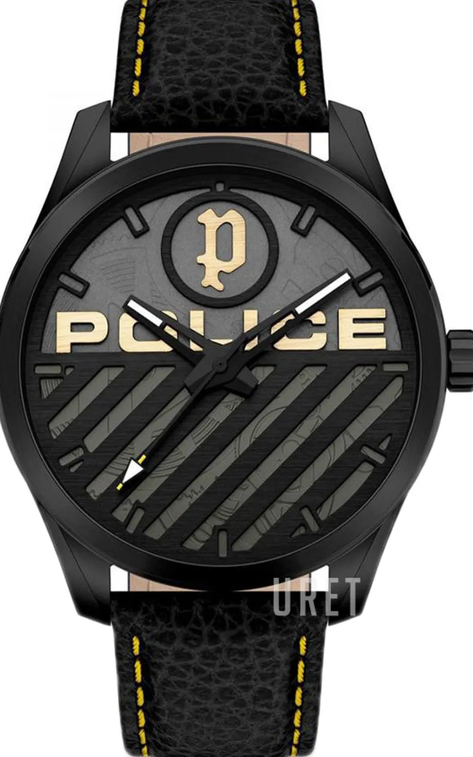 Grille Grå/Läder Ø42 mm