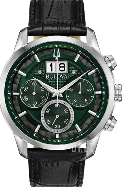 Grön/Läder Ø44 mm