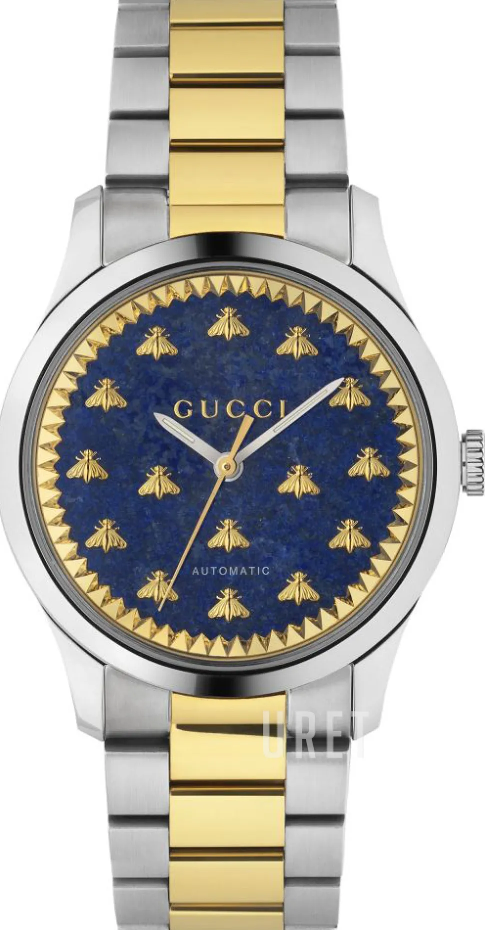 G-Timeless Blå/18 karat gult guld Ø38 mm