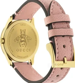 G-Timeless Guld/Läder Ø29 mm