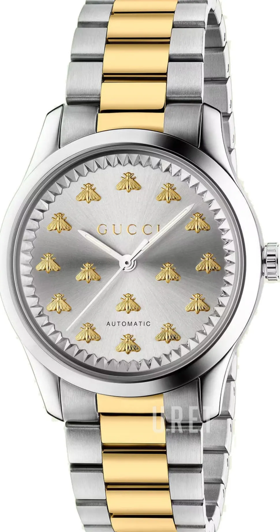 G-Timeless Silverfärgad/18 karat gult guld Ø38 mm