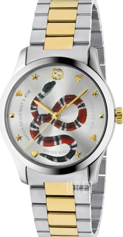 G-Timeless Silverfärgad/Gulguldtonat stål Ø38 mm