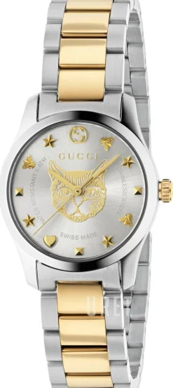 G-Timeless Silverfärgad/Gulguldtonat stål Ø27 mm