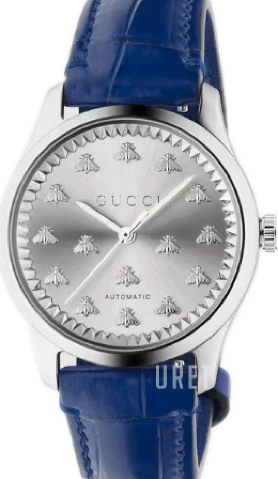 G-Timeless Silverfärgad/Läder Ø38 mm