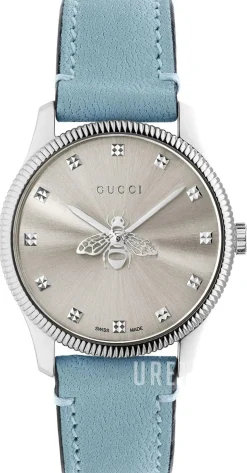 G-Timeless Silverfärgad/Läder Ø29 mm