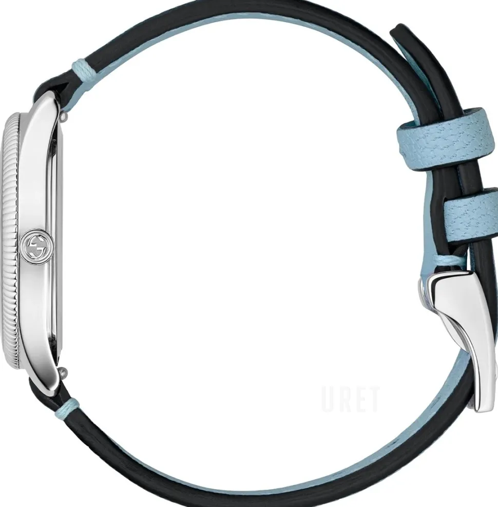 G-Timeless Silverfärgad/Läder Ø29 mm