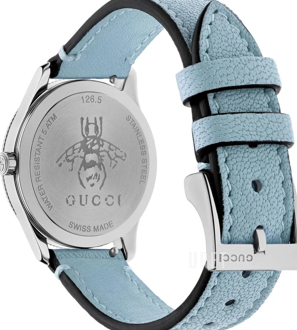 G-Timeless Silverfärgad/Läder Ø29 mm