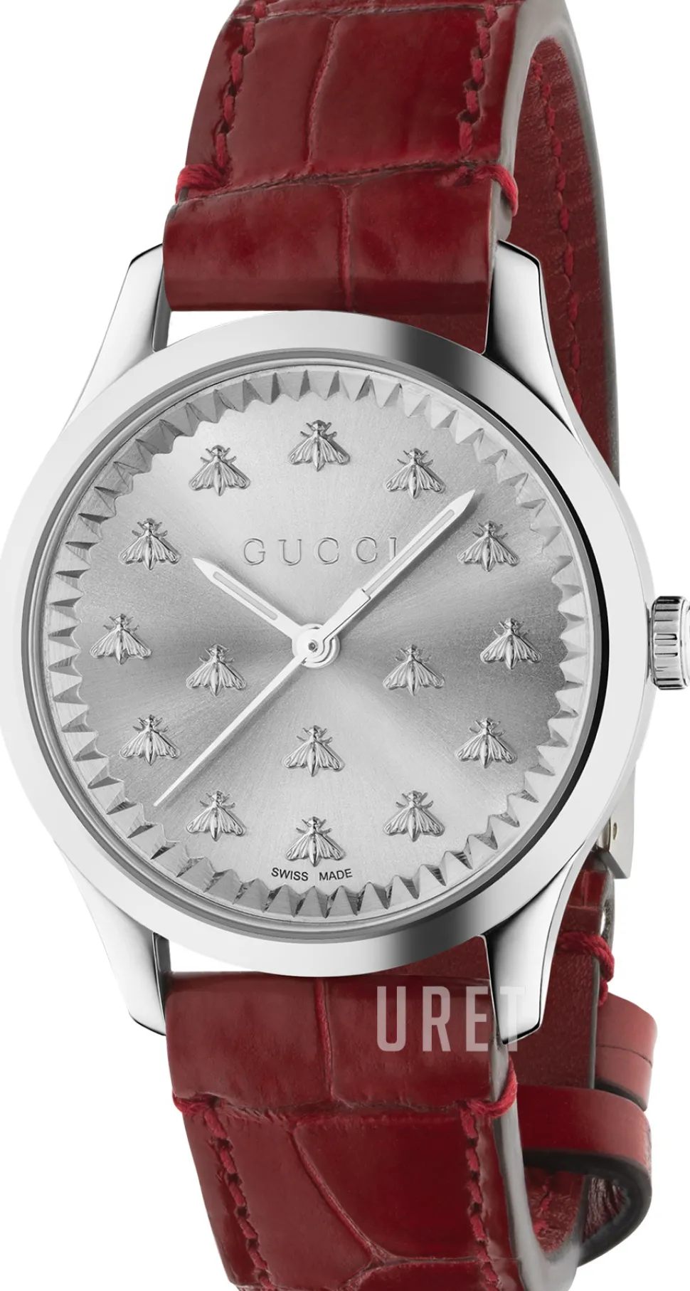 G-Timeless Silverfärgad/Läder Ø38 mm