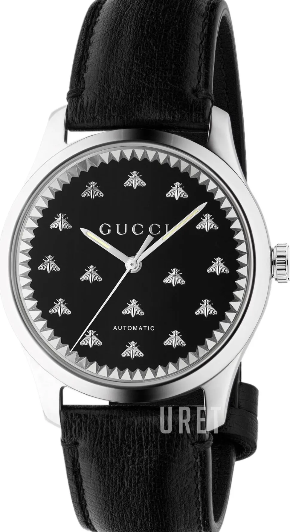 G-Timeless Svart/Läder Ø42 mm