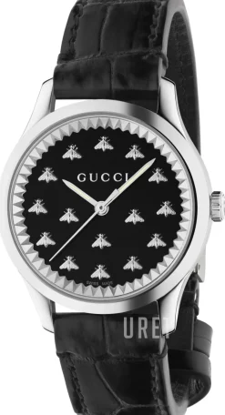 G-Timeless Svart/Läder Ø32 mm