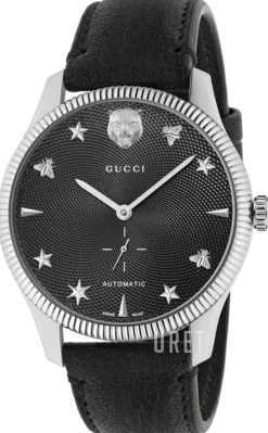 G-Timeless Svart/Läder Ø40 mm