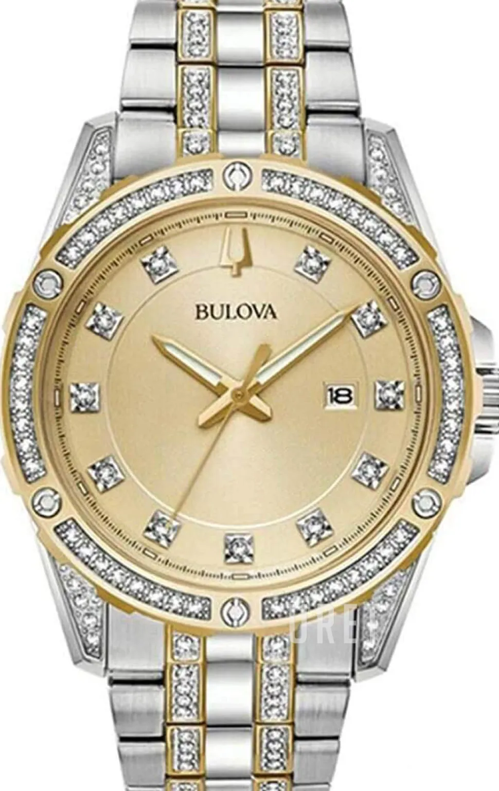 Guld/Gulguldtonat stål Ø43 mm