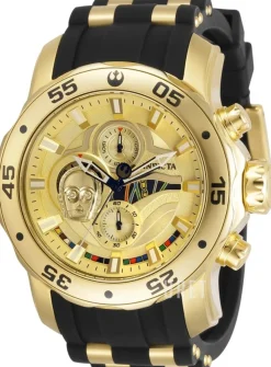 Guld/Gulguldtonat stål Ø48 mm