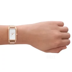 Hagen Vit/Roséguldstonat stål Ø22 mm