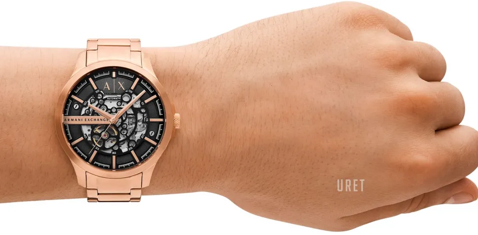 Hampton Svart/Roséguldstonat stål Ø46 mm